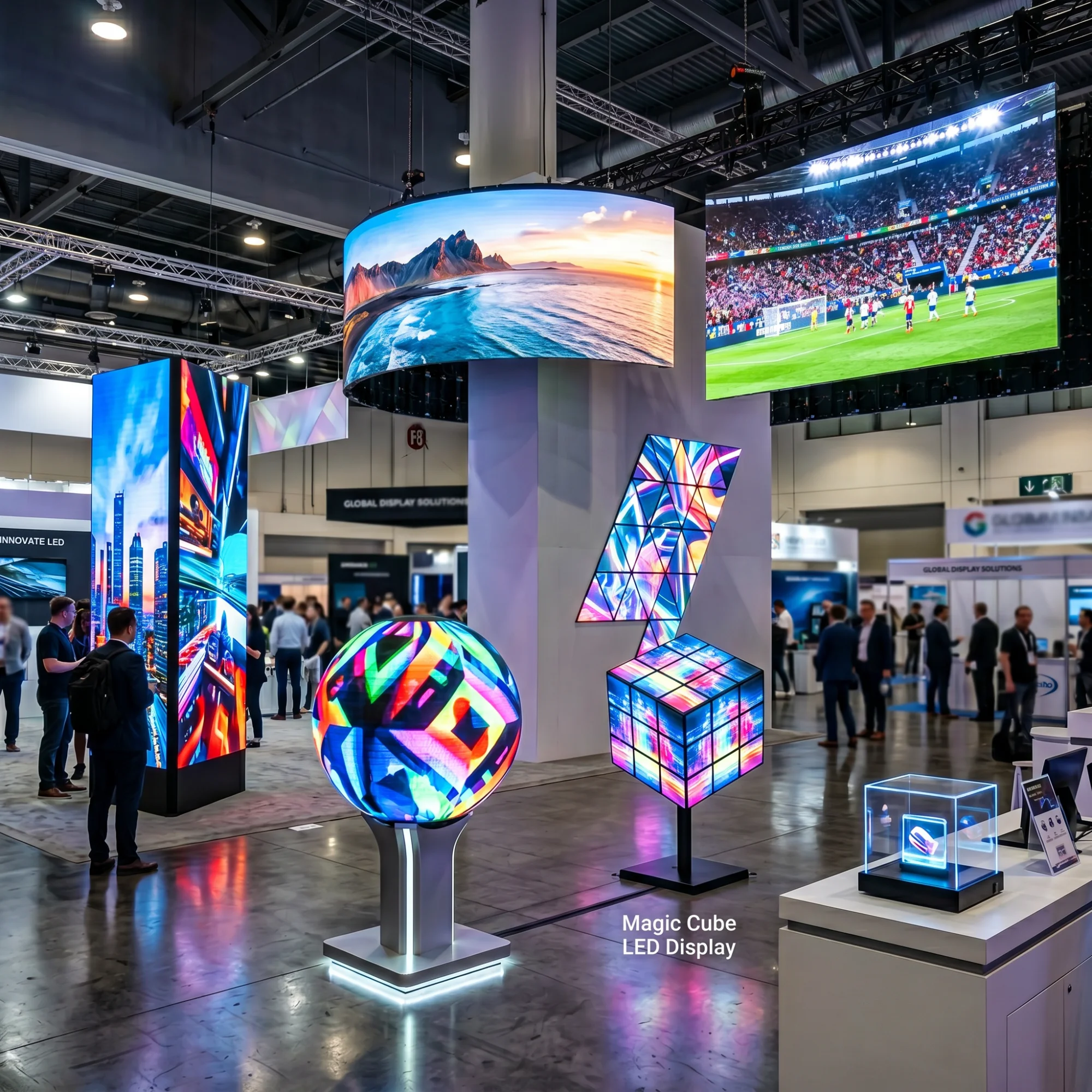 Indoor Sphere LED Display in Morocco