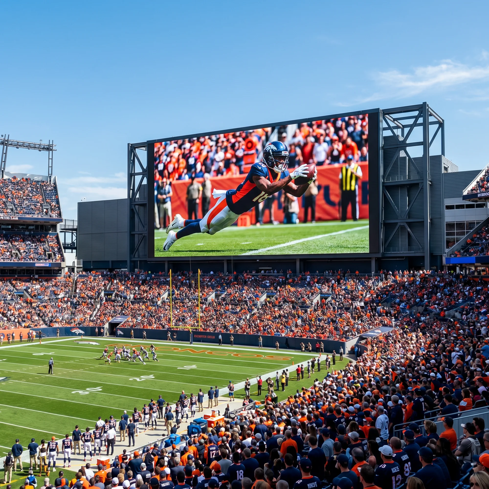 P10 LED Video Wall for Football Field